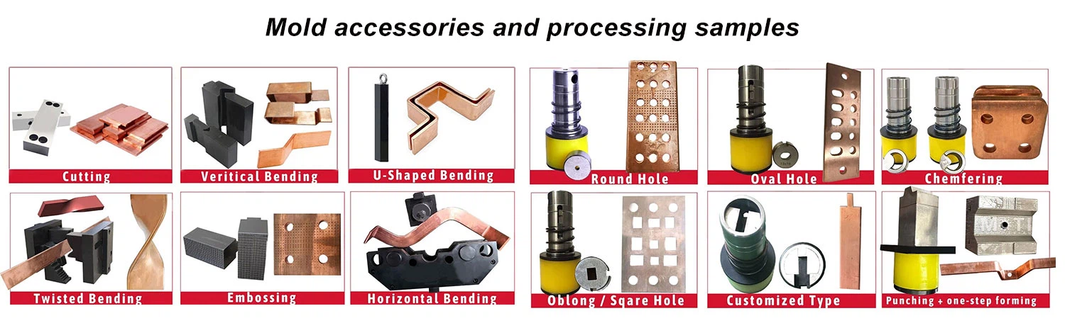 Busbar and machine samples Busbar and machine samples